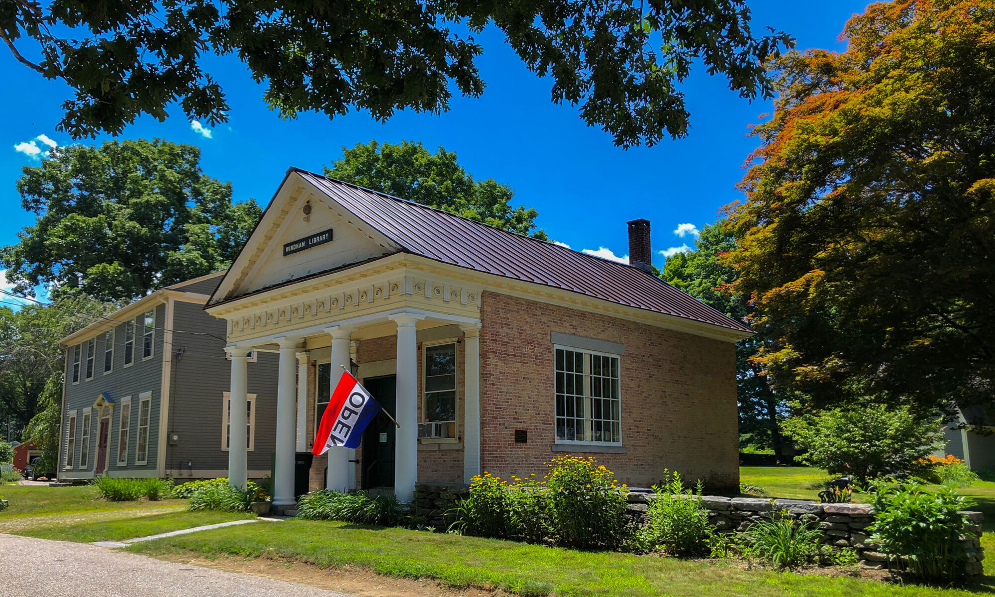 The Windham Free Library interior